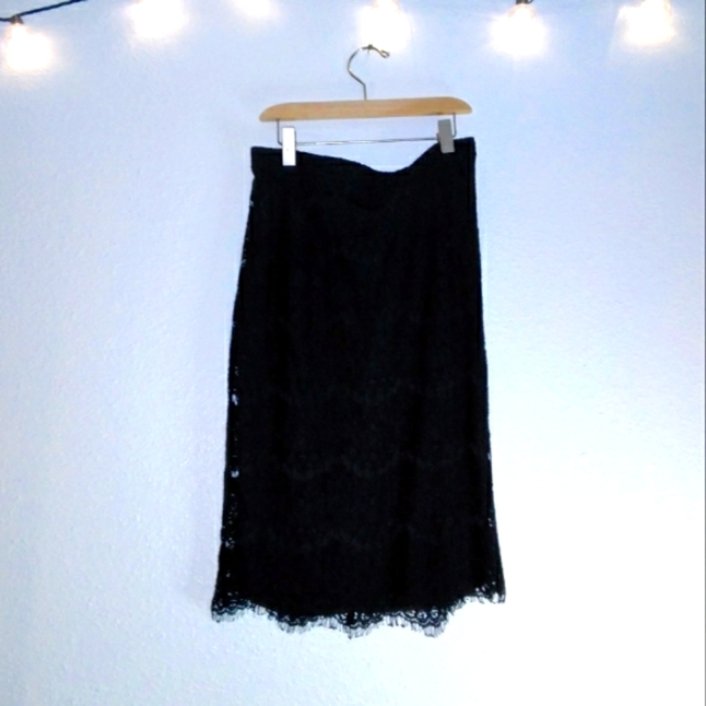 Forever 21 Black Lace Skirt
